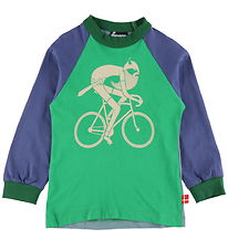 Danefæ Blouse - Danebasic Raglan - Multi 2 Biking Viking Danefæ Blouse - Danebasic Raglan - Multi 2 Biking Viking