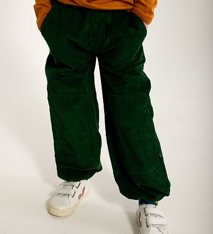 Danefæ Corduroy Trousers - Danekatholt Cord Pants - Dark Pine