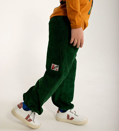 Danefæ Corduroy Trousers - Danekatholt Cord Pants - Dark Pine