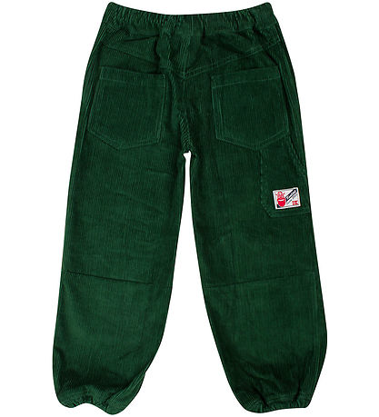 Danefæ Corduroy Trousers - Danekatholt Cord Pants - Dark Pine