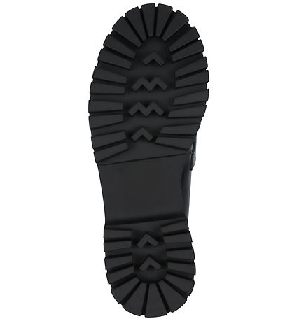 Steve Madden Shoe - Lando-CN Loafer - Black Leather