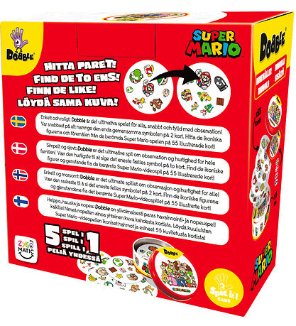 Asmodee - Dobble - Super Mario Nordic