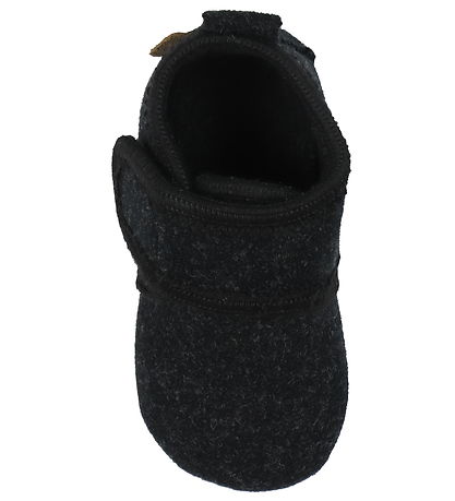Mikk-Line Slippers - Prewalker Felt - Dark Grey Melange