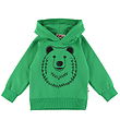 DYR-Cph Hoodie - Animal Bellow - Green Outline Bear