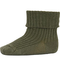 Chaussettes MP - Rib - Olivine Chaussettes MP - Rib - Olivine