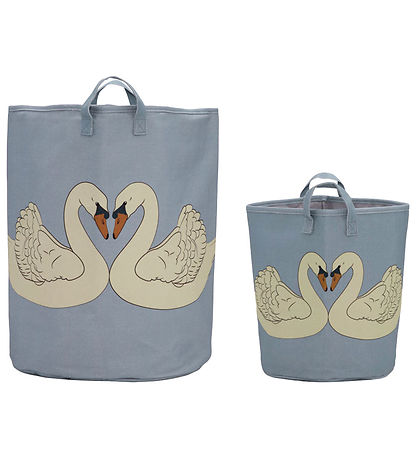 Konges Sløjd Storage Baskets - 2 pcs - Swan
