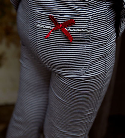 Copenhagen Colors Trousers - Navy/Cream Stripe