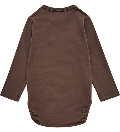 Hummel Bodysuit L/æ - HmlFlips - Chocolate Brown