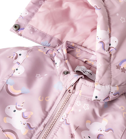 Name It Padded Jacket - NbdMaxi - Mauve Shadows/Unicorn Name It Padded Jacket - NbdMaxi - Mauve Shadows/Unicorn