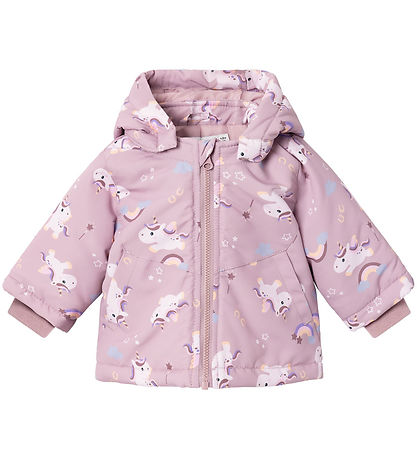 Name It Padded Jacket - NbdMaxi - Mauve Shadows/Unicorn Name It Padded Jacket - NbdMaxi - Mauve Shadows/Unicorn