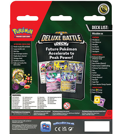 Pokémon Trading cards - Deluxe Battle Deck - Miraidon ex