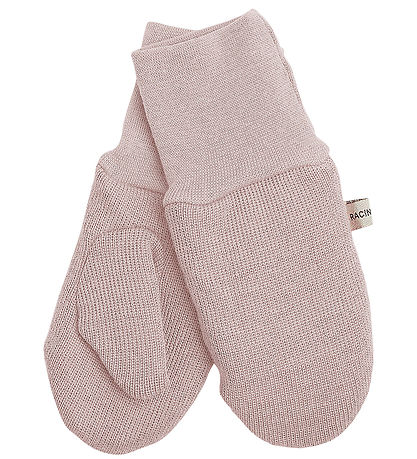 Moufles Racing Kids - Laine/Coton - Rose Champignon