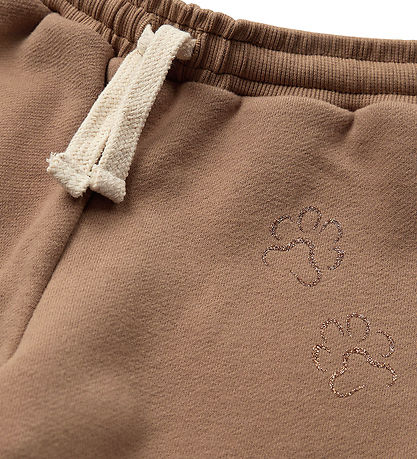Sofie Schnoor Sweatpants - Cashew Brown w. Print