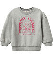 Sofie Schnoor Sweatshirt - Grey Melange w. Print Sofie Schnoor Sweatshirt - Grey Melange w. Print