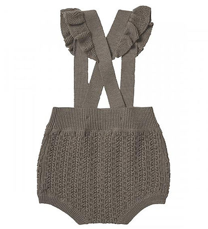 FUB Bloomers w. Suspenders - Wool - Hazel Melange