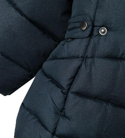 Name It Puffer Jacket - NmfMerethe - Glitter - Dark Saphhire
