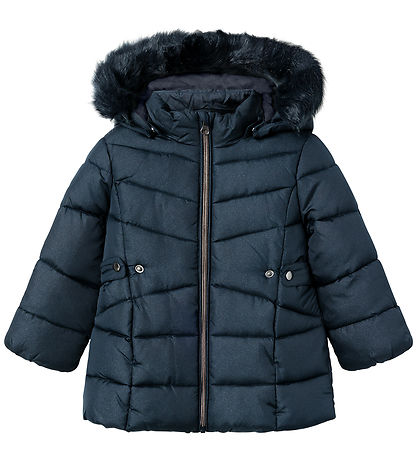 Name It Puffer Jacket - NmfMerethe - Glitter - Dark Saphhire