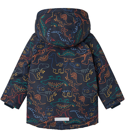 Name It Vadderad jacka - NmmMax - Dark Sapphire/Dino Line