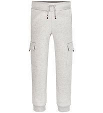 Tommy Hilfiger Jogginghosen - Monotypie - Light Grey Heather Tommy Hilfiger Jogginghosen - Monotypie - Light Grey Heather