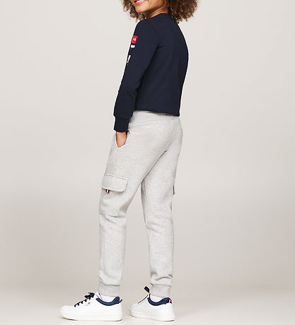 Tommy Hilfiger Jogginghosen - Monotypie - Light Grey Heather