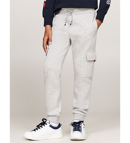 Tommy Hilfiger Jogginghosen - Monotypie - Light Grey Heather