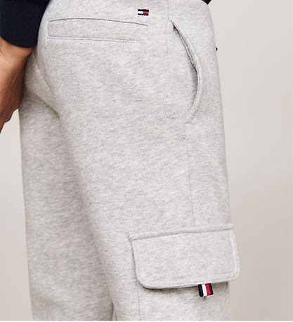 Tommy Hilfiger Jogginghosen - Monotypie - Light Grey Heather