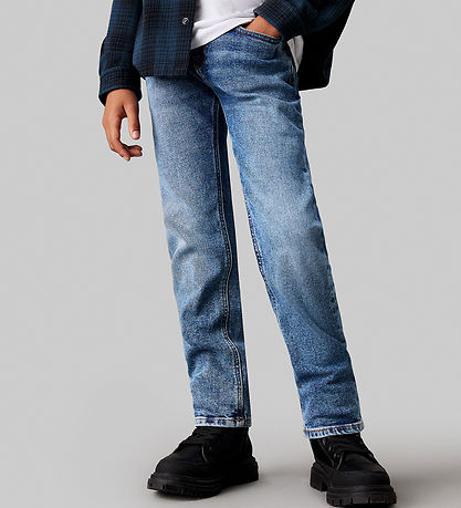 Calvin Klein Jeans - Reg Straight - Washed Blue Hero