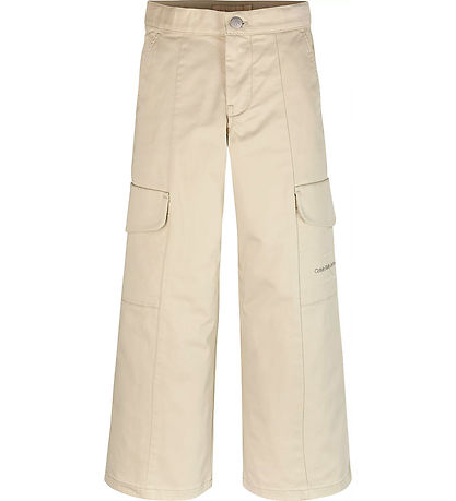 Calvin Klein Trousers - Clean Utility Cargo - Pelican