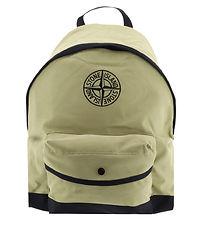 Stone Island Backpack - Green/Black w. Logo