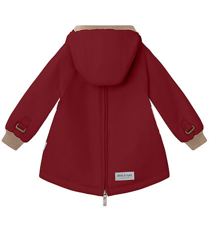 Mini A Ture Winter Coat - Babywen Fleece - Red Marlot