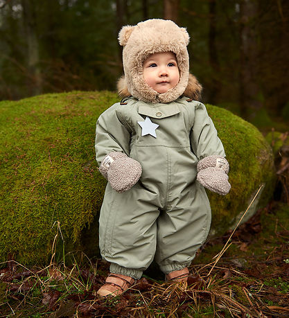 Mini A Ture Snowsuit - Wisti Fleece - Vert Mini A Ture Snowsuit - Wisti Fleece - Vert