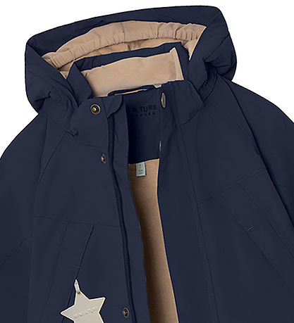 Mini A Ture Winterjas - Valonso Fleece - Outer Space Mini A Ture Winterjas - Valonso Fleece - Outer Space
