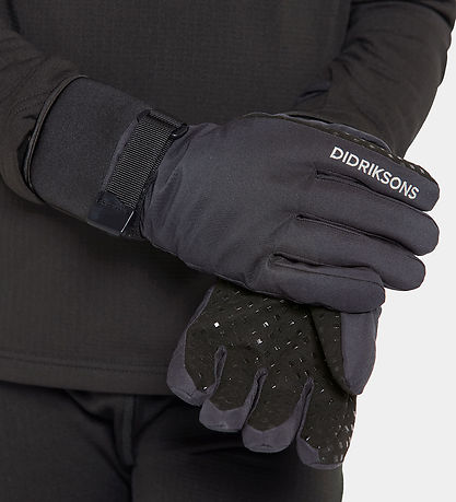 Didriksons Gloves - Lovas - Black Didriksons Gloves - Lovas - Black