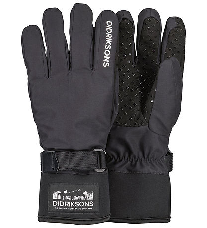 Didriksons Gloves - Lovas - Black Didriksons Gloves - Lovas - Black
