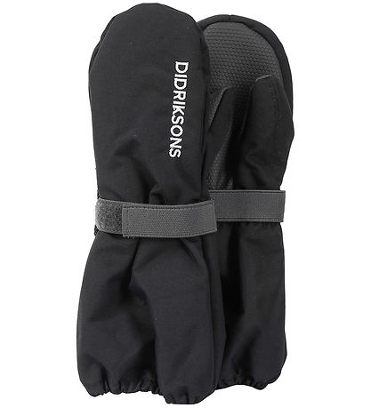 Didriksons Mittens w. Fleece - Biggles - Black