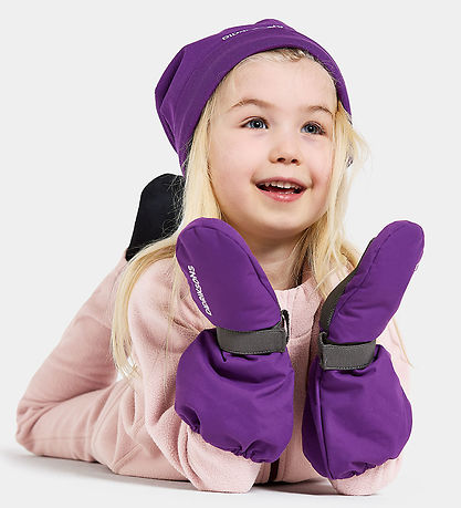 Didriksons Mittens w. Fleece - Biggles - Royal Purple