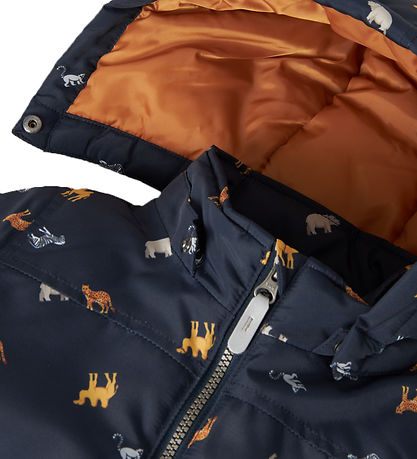 Name It Padded Jacket - Noos - NmmMax - Dark Sapphire/Mini Safar