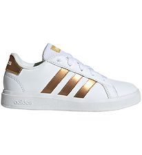 adidas Performance Shoes - Grand Court 2.0 K - White/Gold