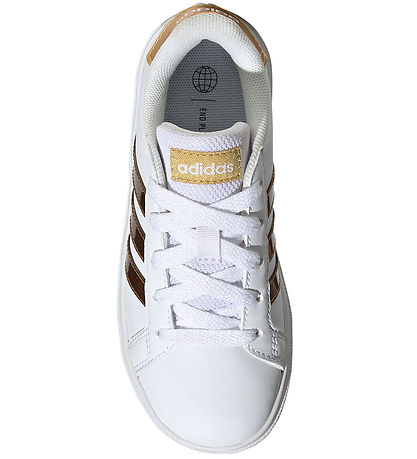 adidas Performance Shoes - Grand Court 2.0 K - White/Gold
