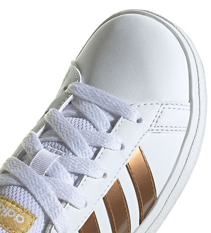 adidas Performance Shoes - Grand Court 2.0 K - White/Gold