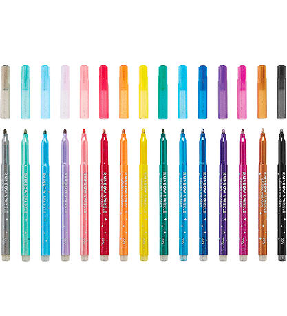 Ooly Colour Markers - 15-Pack - Rainbow Sparkle Glitter Ooly Colour Markers - 15-Pack - Rainbow Sparkle Glitter