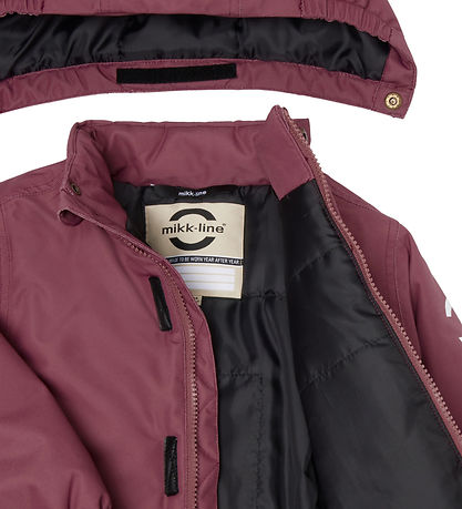 Mikk-Line Winter Coat w. Heat - Rose Brown