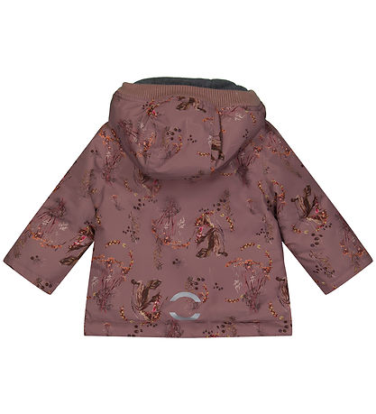 Mikk-Line Winter Coat - Recycled - Twilight Mauve w. Flowers Mikk-Line Winter Coat - Recycled - Twilight Mauve w. Flowers