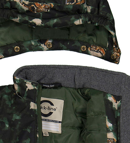 Mikk-Line Winter Coat - Recycled - Duffel Bag w. Camo/Tiger