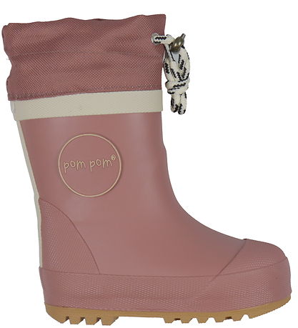 Pom Pom Thermo Boots - Withered Rose Pom Pom Thermo Boots - Withered Rose