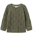 Name It Cardigan - Ull - Prjónað - NmmWrilla - Mulled Basil