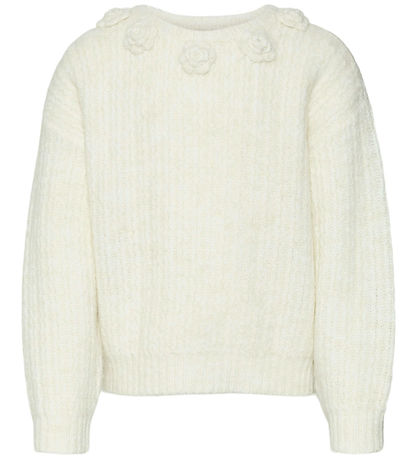 Vero Moda Girl Blouse - Knitted - VmAletta - Birch/W. Melange