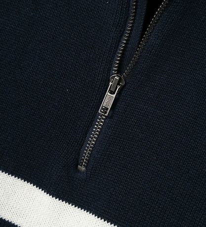 LMTD Blússa - Prjónað - NlmNurjo - Dark Sapphire M. Rendur LMTD Blússa - Prjónað - NlmNurjo - Dark Sapphire M. Rendur