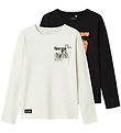 Name It Blouse - NkmVux - 2-Pack - Jet Stream/Black/Faster