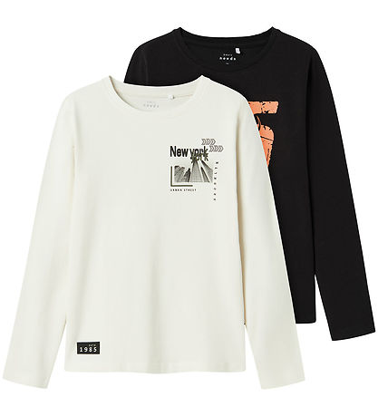 Name It Blouse - NkmVux - 2-Pack - Jet Stream/Black/Faster